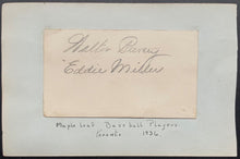 Load image into Gallery viewer, 1932/1933 Toronto Maple Leafs Team Signed Autographed Sheets NHL Hockey LOA VTG