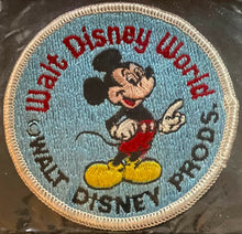 Load image into Gallery viewer, c1970's Vintage Walt Disney World Mickey Mouse Patch Disney Productions Sealed