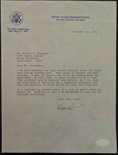 Load image into Gallery viewer, George H.W. Bush Signed 1971 United States Representative Letter Autographed JSA
