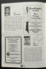 Load image into Gallery viewer, 1983 Oshawa Civic Auditorium Charity Game Program Bobby Orr Signed Lineup Page