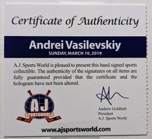 Load image into Gallery viewer, Andrei Vasilevskiy Autographed Signed Photo NHL Hockey Tampa Bay Lightning COA