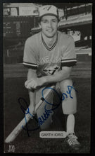 Load image into Gallery viewer, 1980 MLB Baseball Toronto Blue Jays Garth Iorg Autographed J D McCarthy Photo