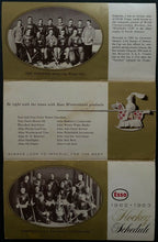 Load image into Gallery viewer, 1962-63 NHL Hockey Schedule Esso Vintage Imperial Oil Stanley Cup