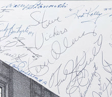 Load image into Gallery viewer, Maple Leaf Gardens Print Autographed Signed by 25+ Hockey HOFers Toronto NHL VTG