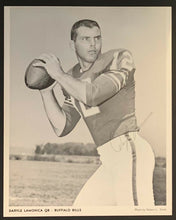 Load image into Gallery viewer, 1960's Vintage AFL Team Issued Football Photo Buffalo Bills QB Daryle Lamonica