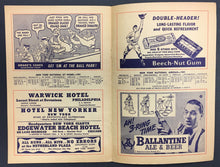 Load image into Gallery viewer, 1941 Polo Grounds MLB Baseball Program New York Giants vs Brooklyn Dodgers VTG