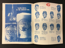 Load image into Gallery viewer, 1973 Cincinnati Reds Vs San Diego Padres Baseball Program River Front Stadium