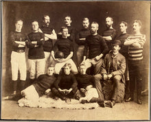 Load image into Gallery viewer, 1881 Hamilton Tigers Rugby Team Cabinet Photo Early Canadian Football Very Rare