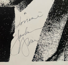 Load image into Gallery viewer, Jackson Browne Signed Poster World In Motion Tour 1989 Vintage Autographed