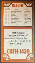 Load image into Gallery viewer, 1971 CKFH Radio Survey Record Chart Toronto Music Stephen Stills Led Zeppelin