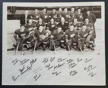 Load image into Gallery viewer, 1942-43 Stanley Cup Champions Detroit Red Wings Photo - Facsimile Signatures