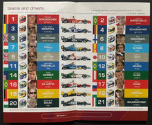 Load image into Gallery viewer, 2004 Indianapolis Speedway US Grand Prix Ticket + Program Michael Schmacher Wins