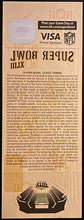 Load image into Gallery viewer, 2009 NFL Football Super Bowl XLIII Ticket Pittsburgh Steelers Arizona Cardinals