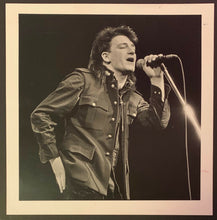 Load image into Gallery viewer, 1987 Bono Unique Vintage U2 Photo Lead Singer In Concert By Steve Campbell