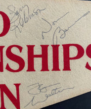 Load image into Gallery viewer, 1981 Signed IIHF World Championships Team Canada Pennant Autographed Don Cherry