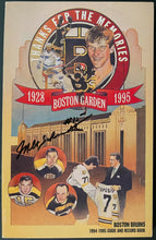 Load image into Gallery viewer, 1994-95 Boston Bruins NHL Hockey Milt Schmidt Signed Media Guide Autographed Orr