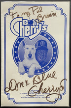 Load image into Gallery viewer, Don Cherry Autographed Menu His 1st Bar Hamilton Signed NHL Hockey Blue Vintage