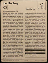 Load image into Gallery viewer, 1977 NHL Hockey Editions Rencontre Lausanne Card Boston Bruins HOFer Bobby Orr