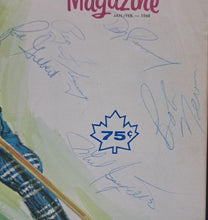 Load image into Gallery viewer, 1968 Maple Leaf Gardens New York Rangers Autographed x7 Program Signed HOF JSA