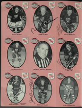Load image into Gallery viewer, 1994 NHL Old Timers Program Signed x14 Shack Richard ++ Autographed Vtg Hockey