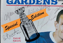 Load image into Gallery viewer, 1967 Stanley Cup Finals Game 6 Autographed Signed Program Toronto Maple Leafs