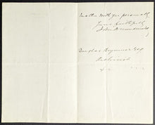 Load image into Gallery viewer, 1888 Sir John A MacDonald Handwritten Signed Letter Canadian Prime Minister LOA