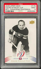 Load image into Gallery viewer, 2008 Upper Deck Howie Morenz Centennial Hockey Card #178 Montreal PSA Mint 9