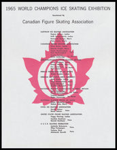 Load image into Gallery viewer, 1965 World Champions Figure Skating Exhibition Program Ticket Stub Peggy Fleming