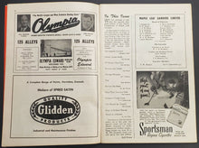 Load image into Gallery viewer, 1955 Maple Leaf Gardens Program Montreal Canadiens vs Toronto NHL Hockey Lumley