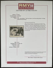 Load image into Gallery viewer, 1967 The Beatles Photo Working in Capital Records Lennon McCartney VTG LOA Music