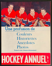 Load image into Gallery viewer, 1961 Sport Revue Magazine Beliveau + Geoffrion Cover Montreal Canadiens Hockey