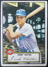 Load image into Gallery viewer, 1952 Topps Baseball Grady Hatton #6 Cincinnati Reds Vintage MLB Card