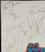 Load image into Gallery viewer, 1977 Toronto Blue Jays Inaugural Season Team Signed Sheet MLB Baseball Vintage