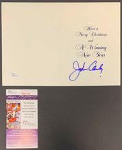 Load image into Gallery viewer, John Candy Authentic Signed Autographed Christmas Card Toronto Argonauts JSA COA