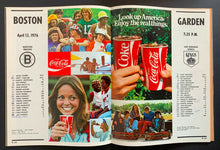 Load image into Gallery viewer, 1976 Boston Garden Stanley Cup Playoff Program Game 2 Quarter Final Bruins Kings