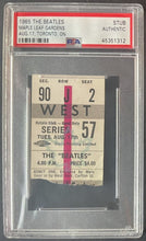 Load image into Gallery viewer, 1965 The Beatles Maple Leaf Gardens Concert Ticket Toronto Vintage Original PSA