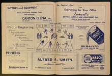 Load image into Gallery viewer, 1948 NHL Hockey Program Detroit Red Wings vs Chicago Blackhawks Olympia Stadium