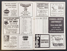 Load image into Gallery viewer, 1966 Chicago Stadium NHL Program Blackhawks vs Toronto Maple Leafs Doug Mohns