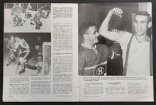 Load image into Gallery viewer, 1962 Sport Revue Magazine Jacques Plante HOFER Lou Fontinato Canadiens Hockey