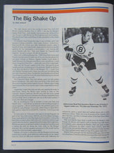 Load image into Gallery viewer, 1982 Northlands Coliseum NHL Program Oilers vs Bruins - Gretzky 92 Goal Season