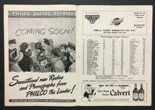 Load image into Gallery viewer, 1945 NFL Football Program Shibe Park Philadelphia Eagles v Cleveland Rams Vtg