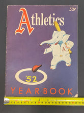 Load image into Gallery viewer, 1952 Vintage MLB Philadelphia Athletics Baseball Yearbook