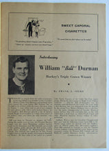 Load image into Gallery viewer, 1947 Montreal Forum NHL Hockey Program Montreal Canadiens vs New York Rangers