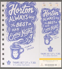 Load image into Gallery viewer, 2017 Toronto Maple Leafs vs Florida Panthers Unused Ticket Mitch Marner 3 Points