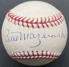 Load image into Gallery viewer, Bill Mazeroski Signed Official MLB Baseball Autographed Pittsburgh Pirates JSA