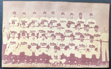 Load image into Gallery viewer, 1948 Cleveland Indians World Series Championship Team Photo Card Satchell Paige