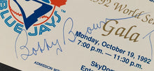 Load image into Gallery viewer, 1992 World Series Gala Invite + Program Autographed Tommy Lasorda MLB Signed VTG