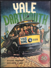 Load image into Gallery viewer, 1947 Dartmouth v Yale Football Bowl Program Bulldogs vs Big Green George HW Bush