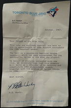 Load image into Gallery viewer, 1982 Jim Gott Rookie Year Autographed Signed A.L.Lee MacPhail Baseball