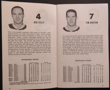Load image into Gallery viewer, 1964/1965 Toronto Maple Leafs Information Book TV Viewers' Guide NHL Hockey VTG